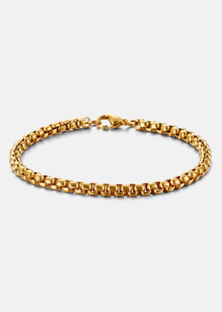 Rannekoru Valor Chain - 18k Kullattu