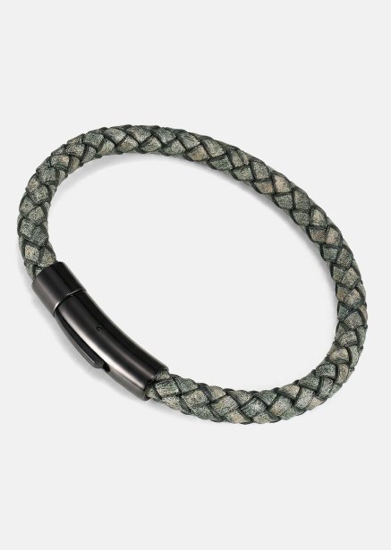 Nahkarannekoru Talon Weave