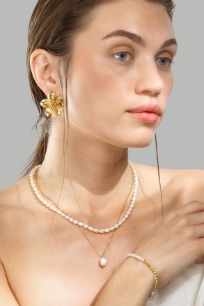 Korvakorut Flora Shine – 18k Kullatut