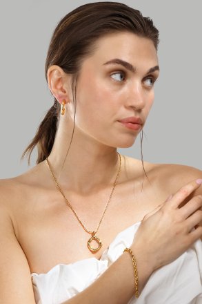Kaulakoru Aurora Wave - 18k Kullattu