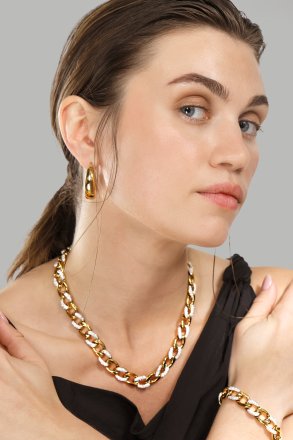 Kaulakoru Cuban Shine - 18k Kullattu