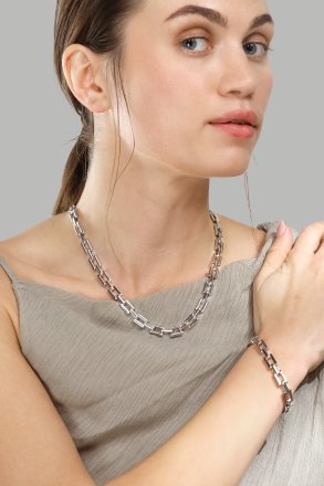 Kaulakoru Chain Link – Hopeoitu
