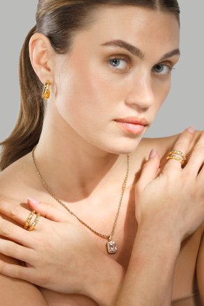 Sormus Duo - 18K Kullattu