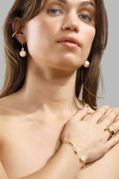 Pearlina Korvakoru - 18k Gold Plated