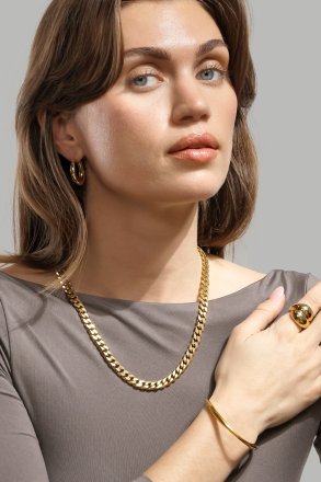 Korvakoru Mila Hoops - 18k Kullattu
