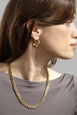 Kaulakoru Chic Layer - 18k Kullattu