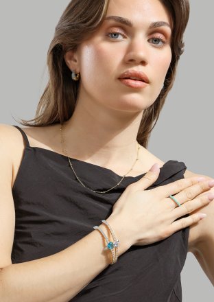 Rannekoru Lunara Charm - 18k Kullattu