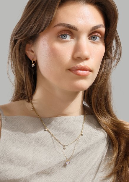 Radiance Drop Korvakorut – 18k Kullatut