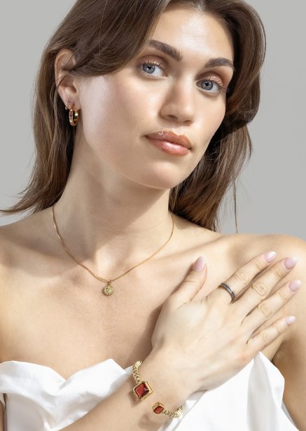 Rannekoru Rose- 18k Kullattu