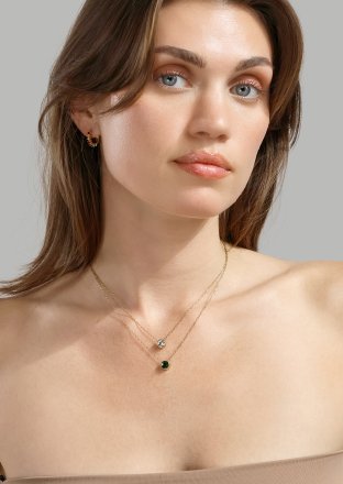 Korvakoru Multicolor Shine- 18k Kullattu