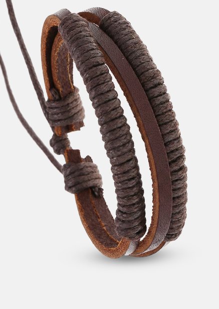 Nahkarannekoru Echelon Weave