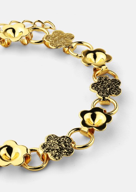 Rannekoru Flora Link - 18k Kullattu