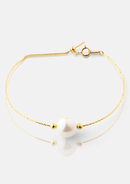 Rannekoru Pearl Aura - 18k Kullattu