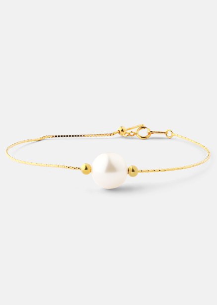Rannekoru Pearl Aura - 18k Kullattu