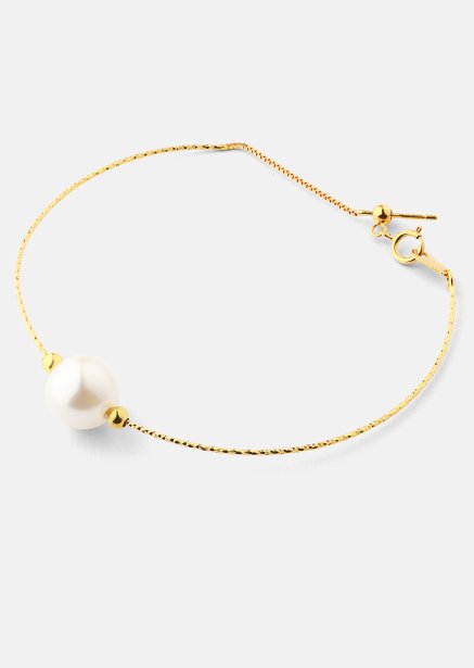 Rannekoru Pearl Aura - 18k Kullattu