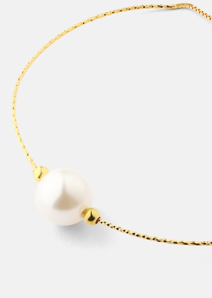 Rannekoru Pearl Aura - 18k Kullattu