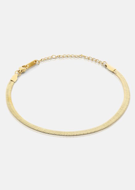 Rannekoru Sleek Chain - 18k Kullattu
