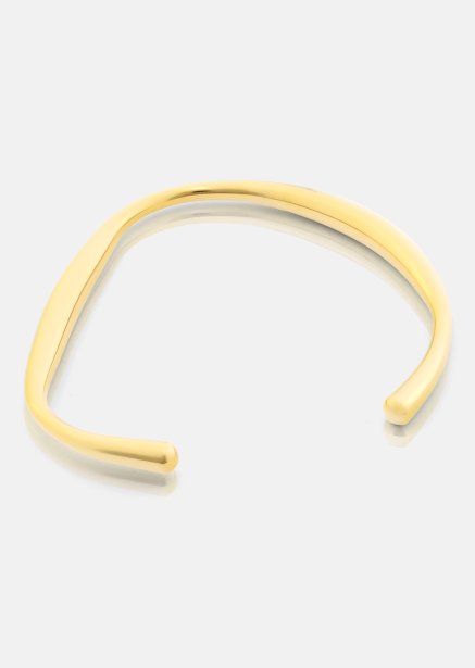 Rannekoru Flow Cuff - 18k Kullattu