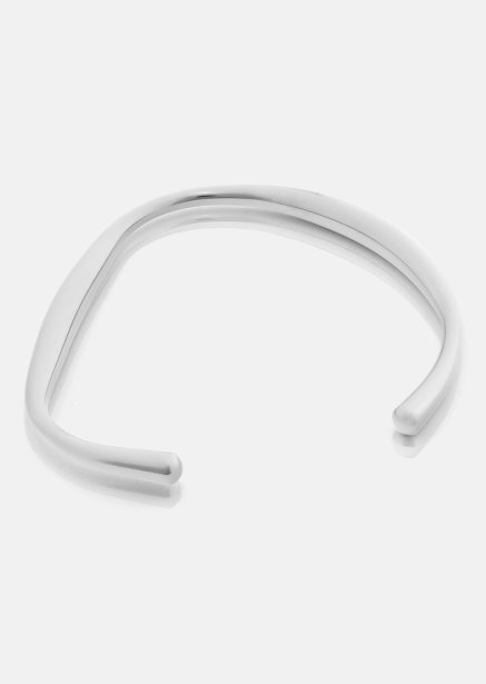 Rannekoru Flow Cuff - Hopeoitu