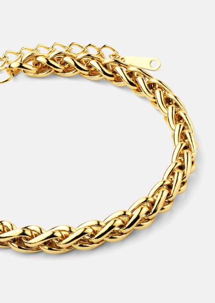 Rannekoru Twist Bold - 18k Kullattu