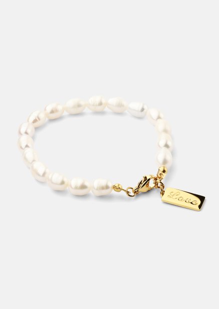 Rannekoru Love Pearl - 18k Kullattu