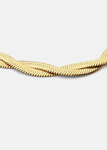 Rannekoru Twist Glow - 18k Kullattu