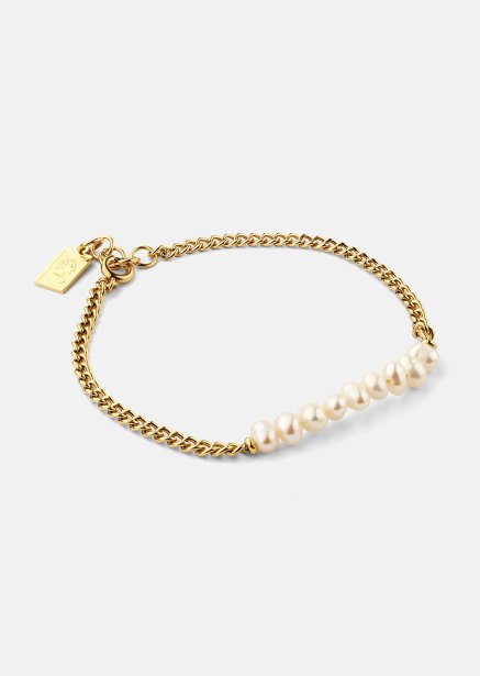 Rannekoru Golden Pearl Chain - 18k Kullattu