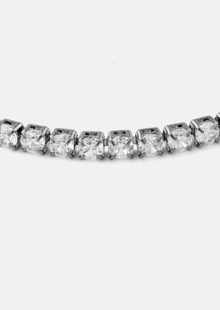 Rannekoru Gloria Band 3 mm - Hopeoitu