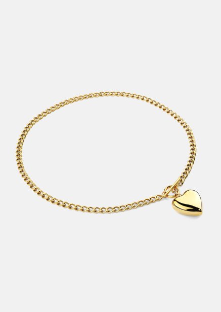 Heart of Gold Charm - 18k Kullattu