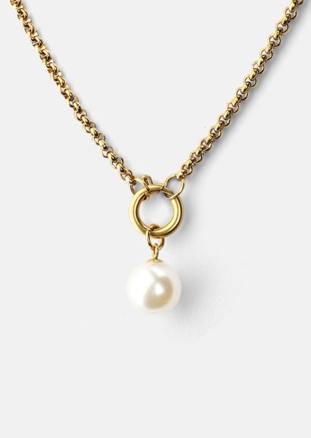 Kaulakoru Opal Circle Necklace - 18k Kullattu