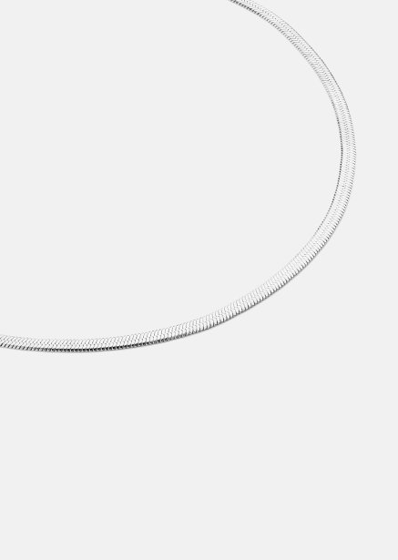 Kaulakoru Classic Link – Hopeoitu