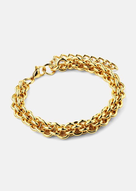Rannekoru Royal Braid - 18k Kullattu