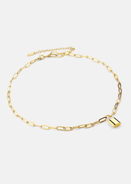 Kaulakoru Golden Lock – 18k Kullattu