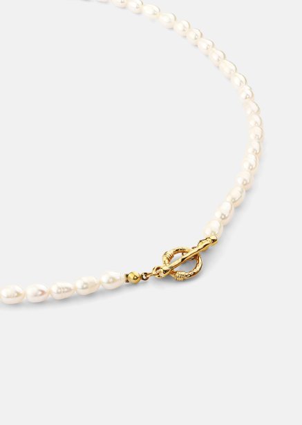 Kaulakoru Classic Pearl - 18k Kullattu