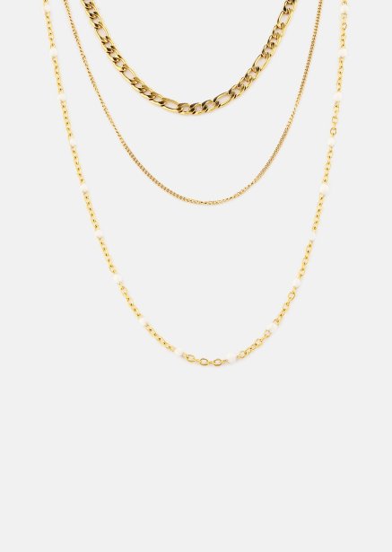 Kaulakoru Layered Elegance - 18k Kullattu