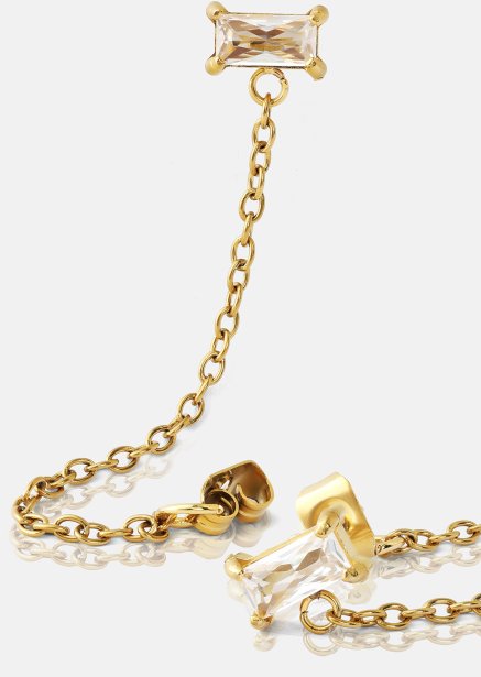 Korvakoru Light Crystal Drip - 18k Kullattu