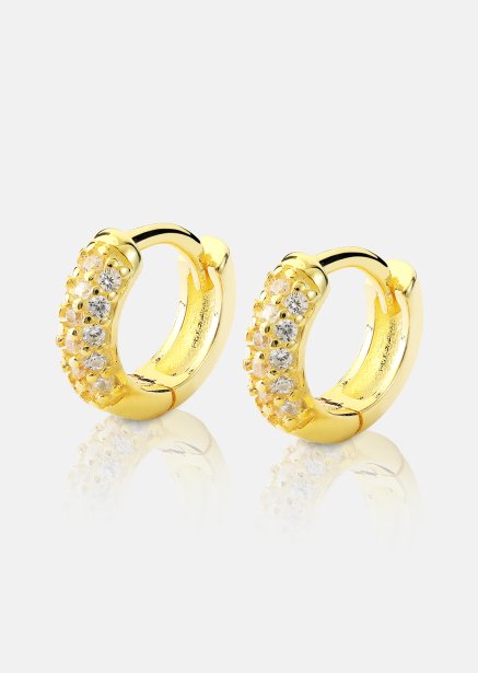 Korvakoru Shimmer Hoops - 18k Kullattu
