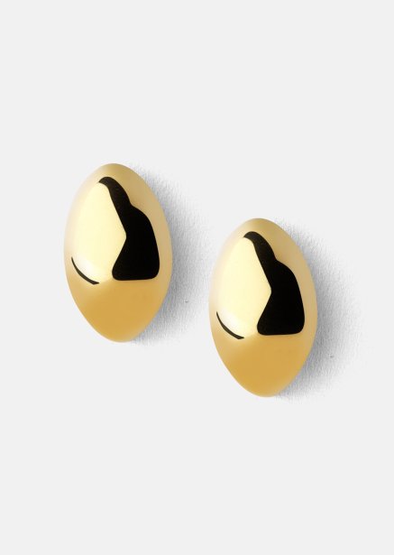 Korvakoru Chic Hoops - 18k Kullattu