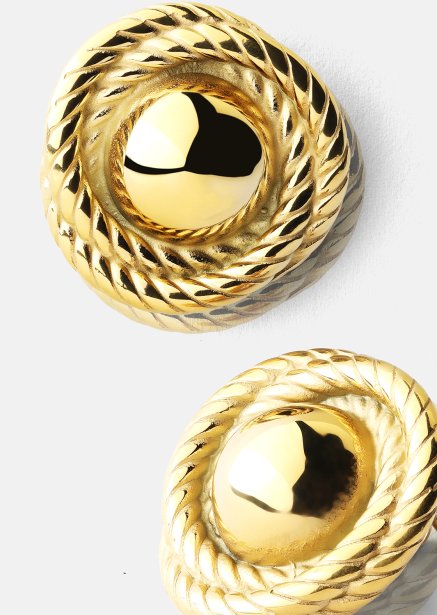 Korvakoru Regal Twist - 18k Kullattu