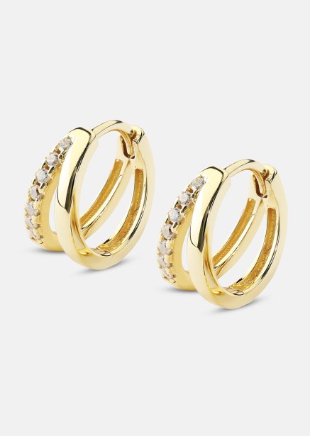 Korvakoru Aurora Curve - 18k Kullattu