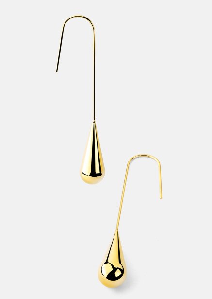 Korvakoru Golden Drop Elegance - 18k Kullattu