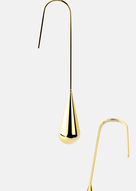 Korvakoru Golden Drop Elegance - 18k Kullattu