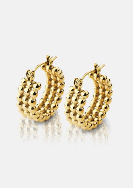 Korvakorut Sfera – 18k Kullatut