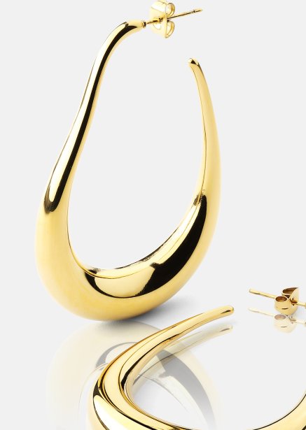 Korvakorut Tear of Gold - 18k Kullatut