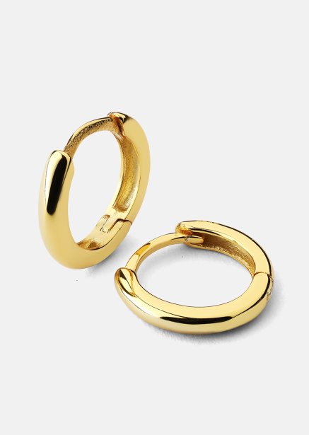 Korvakorut Mini Hoops - 18k Kullatut