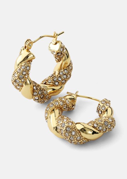 Korvakoru Glam Hoops - 18k Kullattu