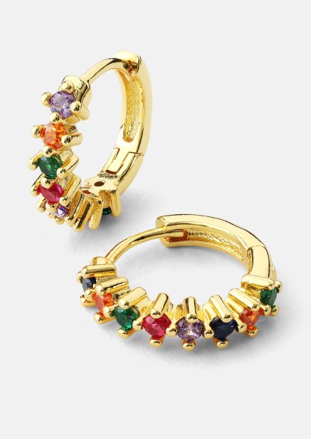 Korvakoru Multicolor Shine- 18k Kullattu