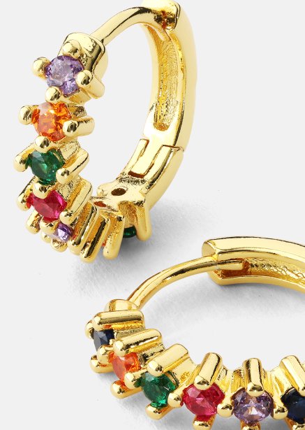 Korvakoru Multicolor Shine- 18k Kullattu