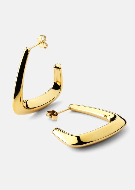 Korvakorut Bold Curve – 18k Kullatut