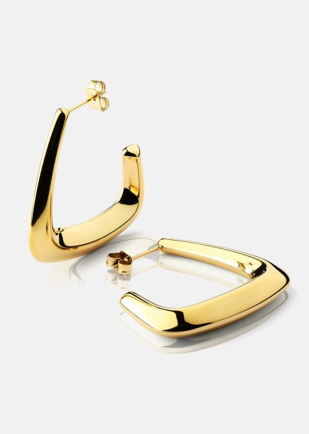 Korvakorut Bold Curve – 18k Kullatut